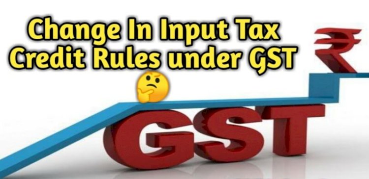 IMPACT ON ITC NOT ELIGIBLE IN GST