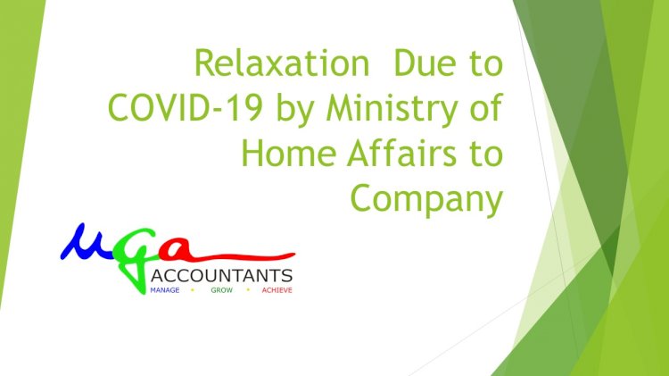 MCA Forms due dates delay due to Covid -19